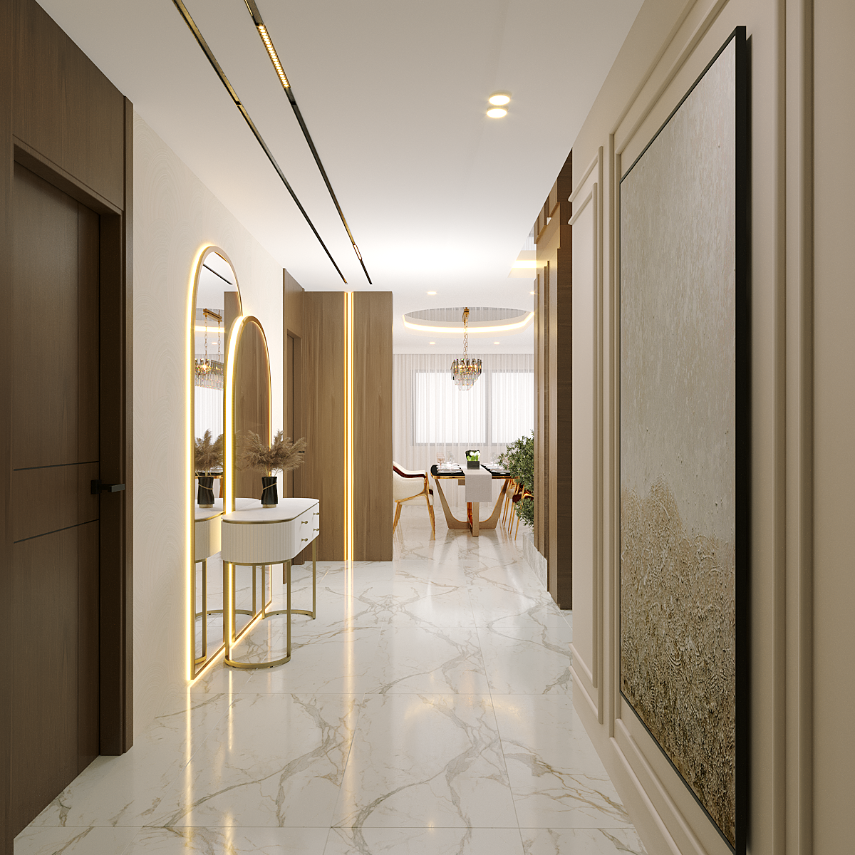 Salon, Salle à manger et Entrée